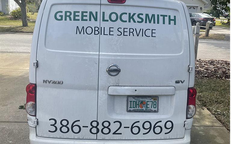 Green locksmith services in Daytona Beach & Ormond Beach, FL